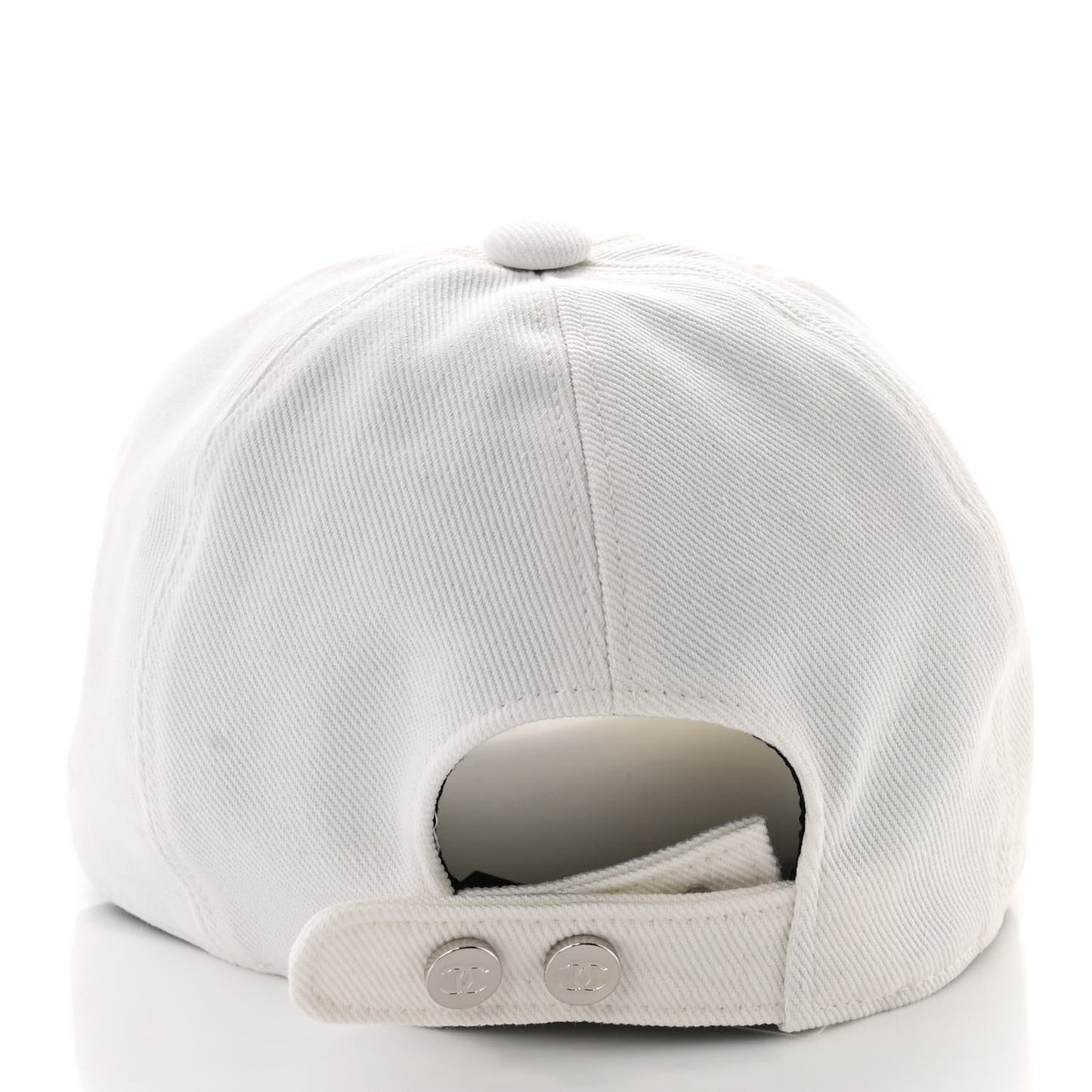 Cotton Sequin CC Cap Hat Ivory