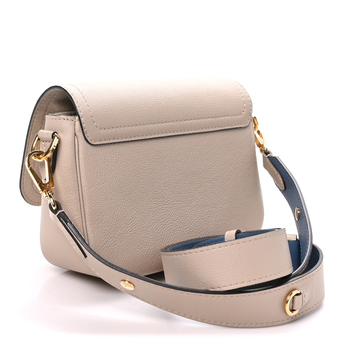 Grained Calfskin Lockme Tender Greige