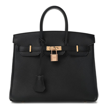 Hermes Togo Birkin 25 Black 1 of 11