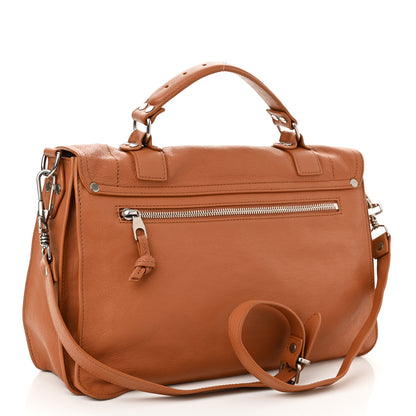Proenza Schouler Lambskin Medium PS1 Satchel Saddle 3 of 12