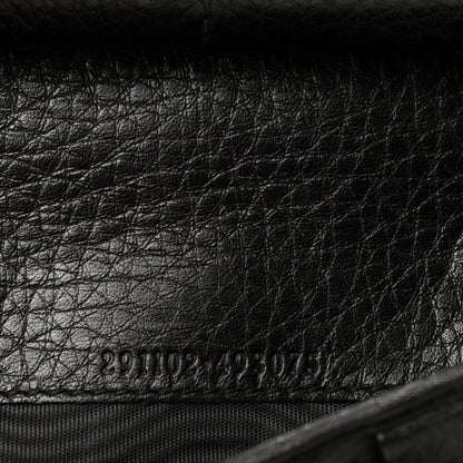 Gucci Pebbled Calfskin Soho Zip Around Wallet Black 7 of 12