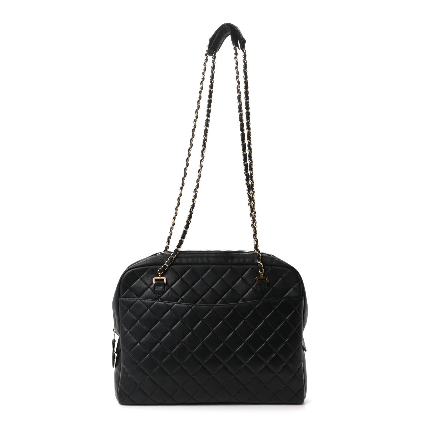Chanel Lambskin Quilted Camera Case Black 1 of 11