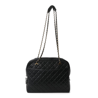 Chanel Lambskin Quilted Camera Case Black 1 of 11