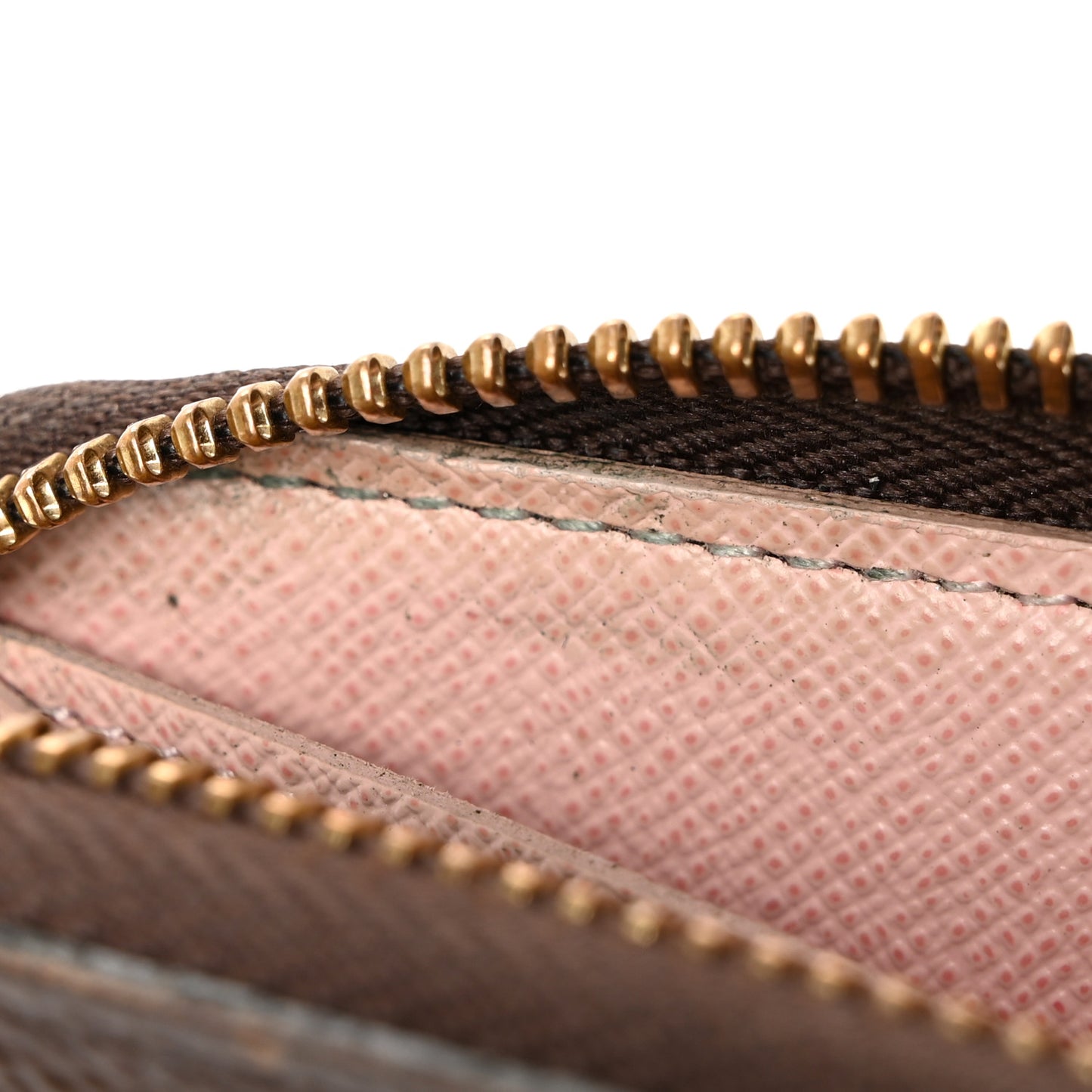 Monogram Clemence Wallet Rose Ballerine