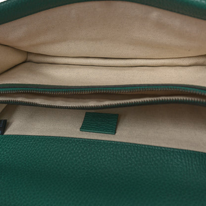 Gucci Pebbled Calfskin Small Dionysus Shoulder Bag Emerald 5 of 10