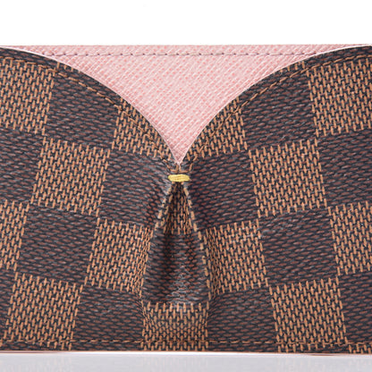 Louis Vuitton Damier Ebene Caissa Card Holder Rose Ballerine 8 of 9