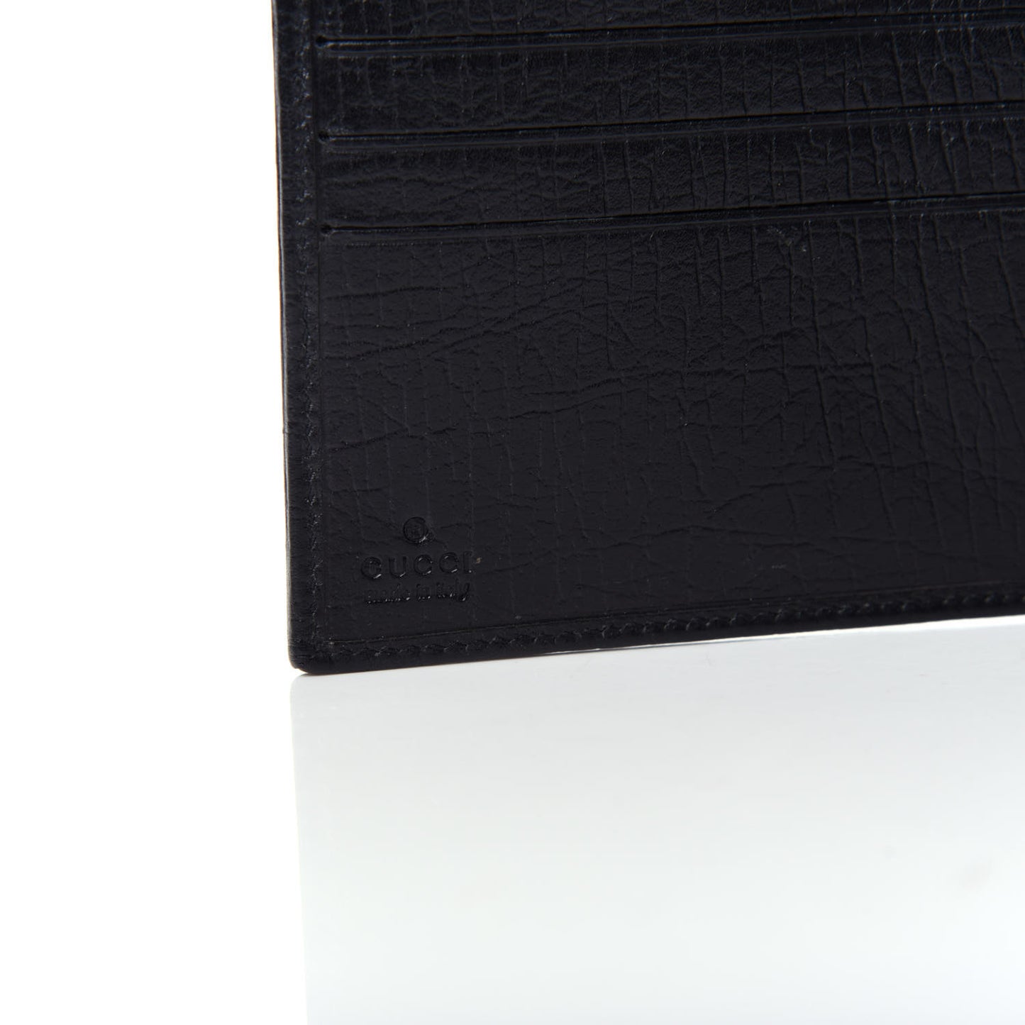 Monogram Bamboo Bar French Wallet Black