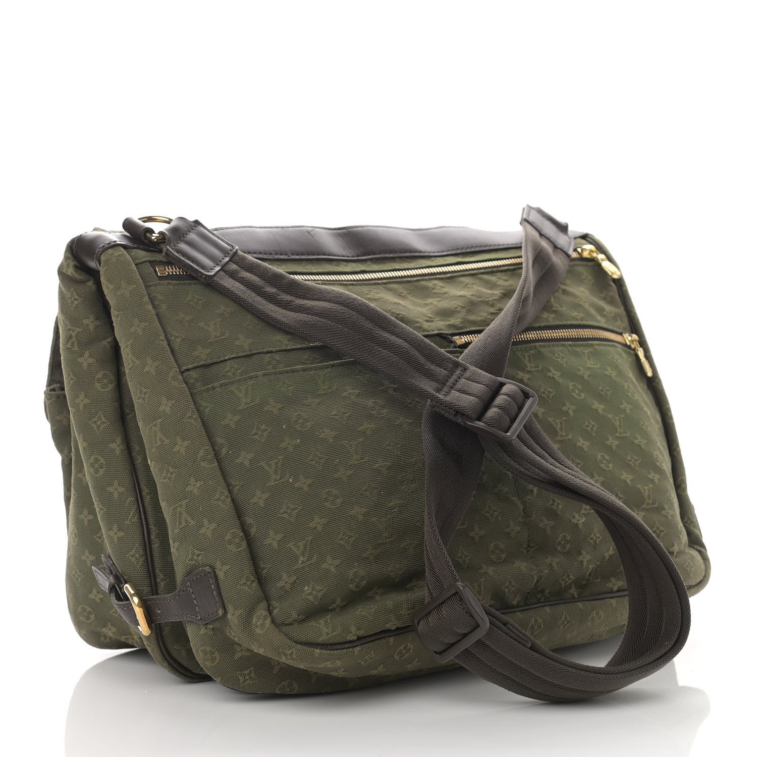 Louis Vuitton Mini Lin Sac a Langer Diaper Bag Kaki 2 of 17