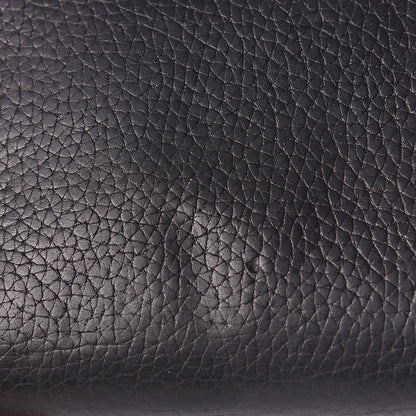 Gucci Pebbled Calfskin Medium Soho Zip Around Wallet Black 11 of 13