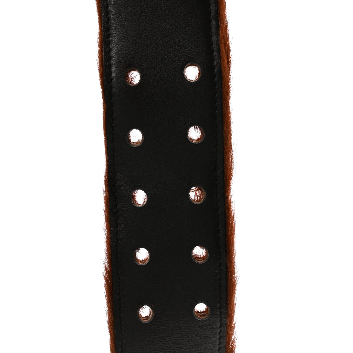 Cavallino Calf Hair Belt 75 30 Cognac