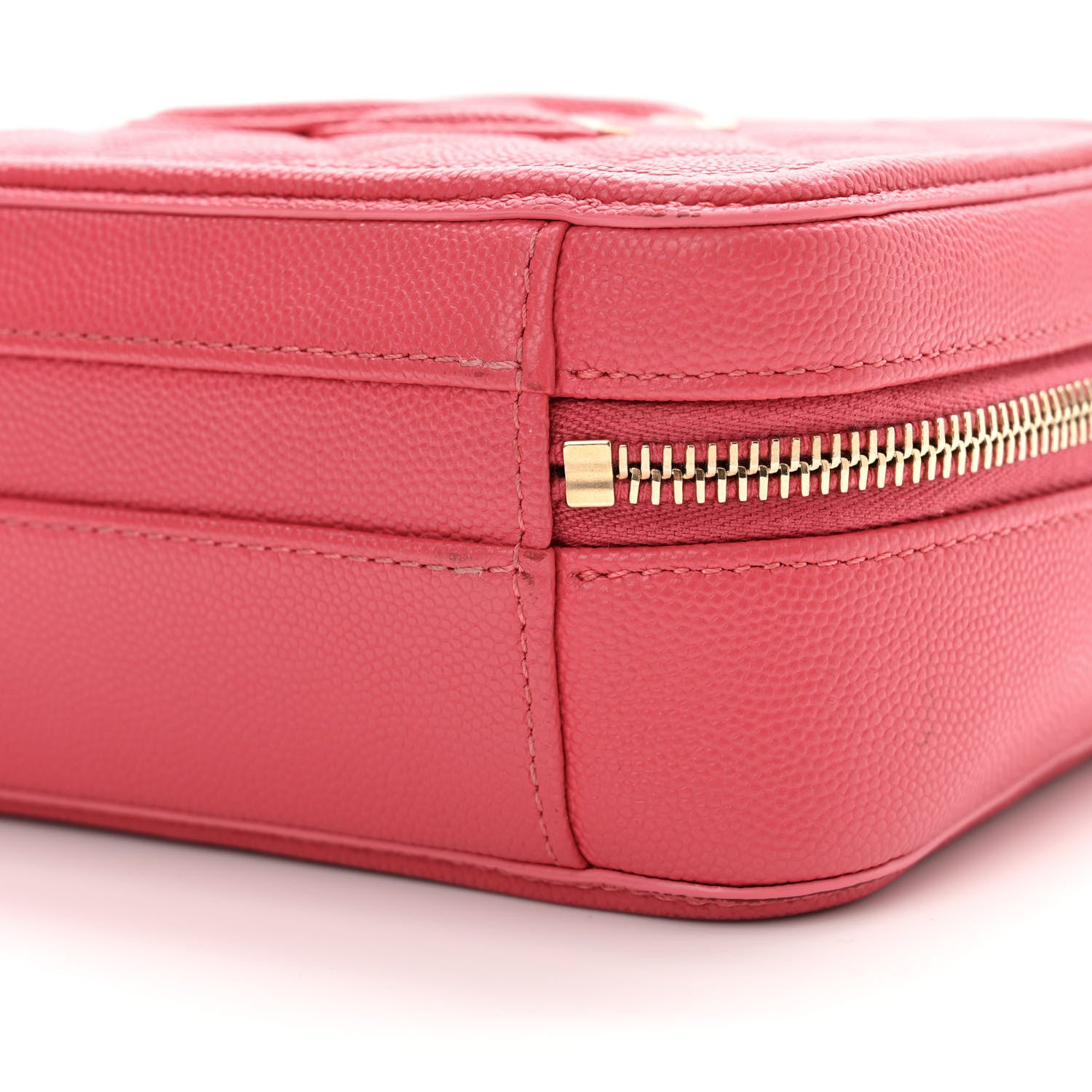 Chanel Caviar Quilted Small CC Filigree Vanity Case Pink 10 of 19