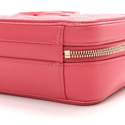 Chanel Caviar Quilted Small CC Filigree Vanity Case Pink 10 of 19