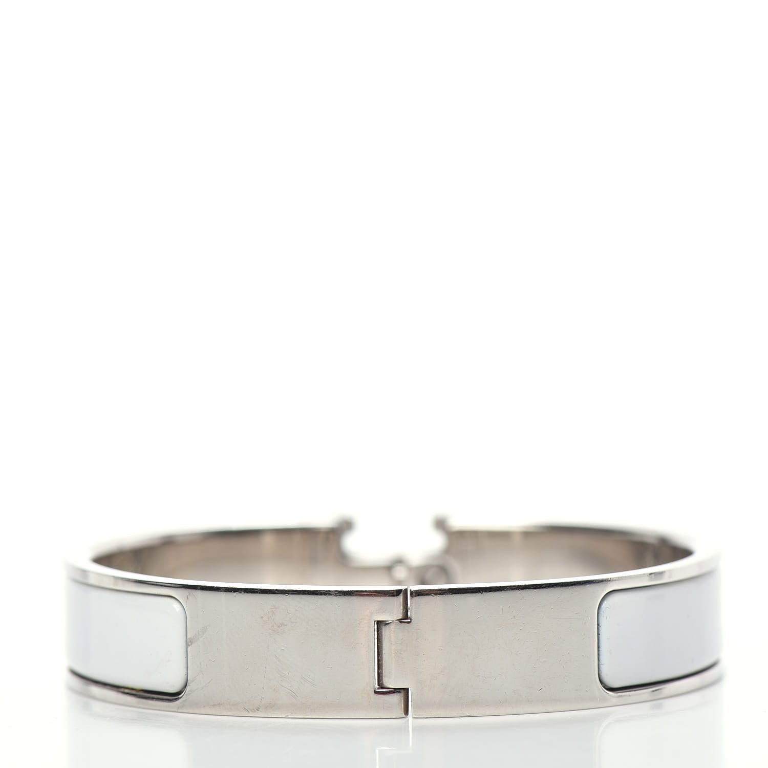 Hermes Enamel Narrow Clic Clac H Bracelet PM White 3 of 6