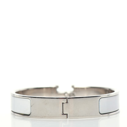 Hermes Enamel Narrow Clic Clac H Bracelet PM White 3 of 6