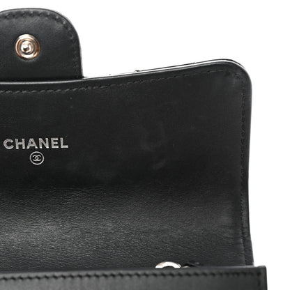 Chanel Patent Calfskin Quilted Small Flap Wallet Black 8 of 10