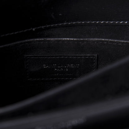 Saint Laurent Calfskin Medium Monogram Sunset Black 8 of 10