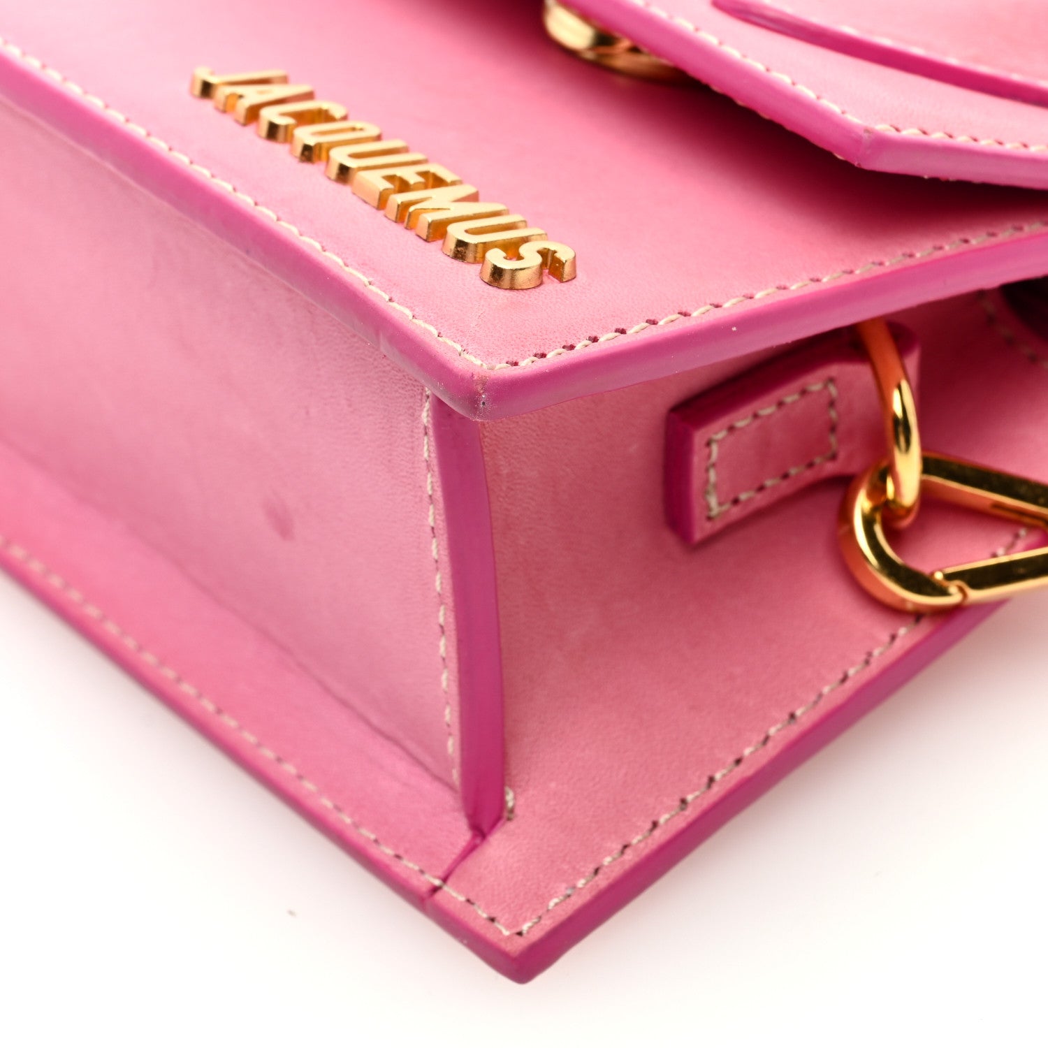 Jacquemus Nubuck Le Chiquito Moyen Pink 10 of 14