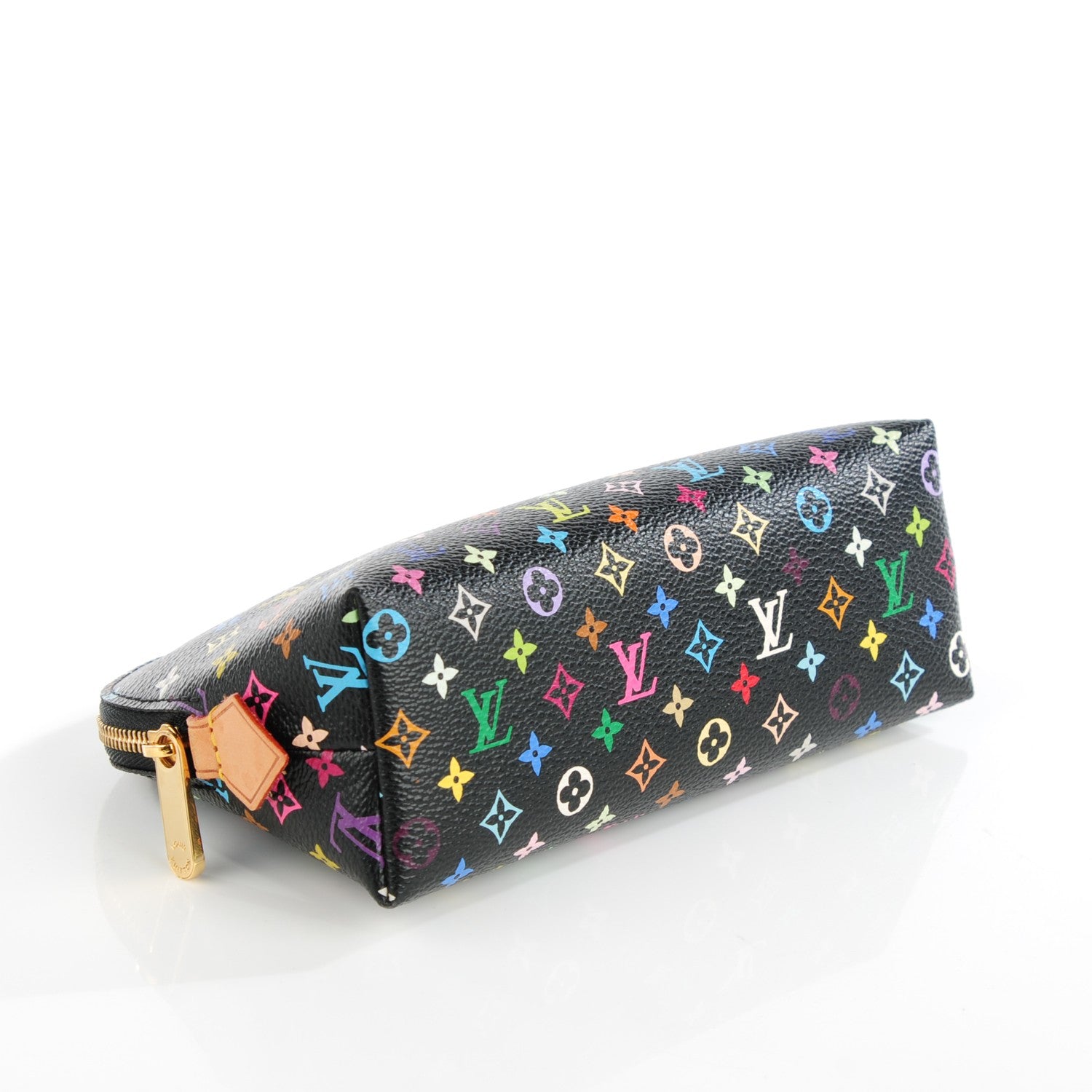 Louis Vuitton Monogram Multicolor Cosmetic Pouch Black Grenade 4 of 7