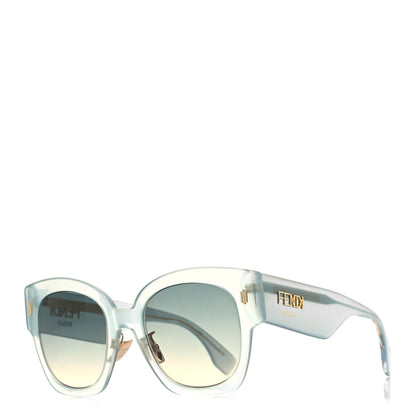 Fendi Acetate Fendi Square Sunglasses FF 0458/G/S Light Blue 1 of 7