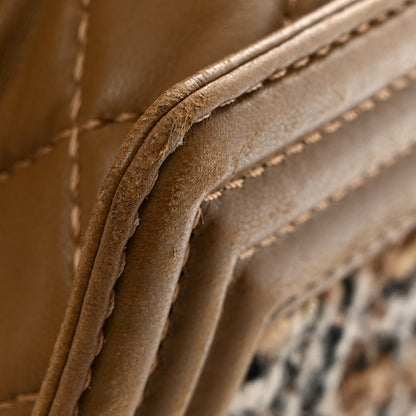 Chanel Calfskin Tweed Enchained Medium Boy Flap Brown 12 of 16
