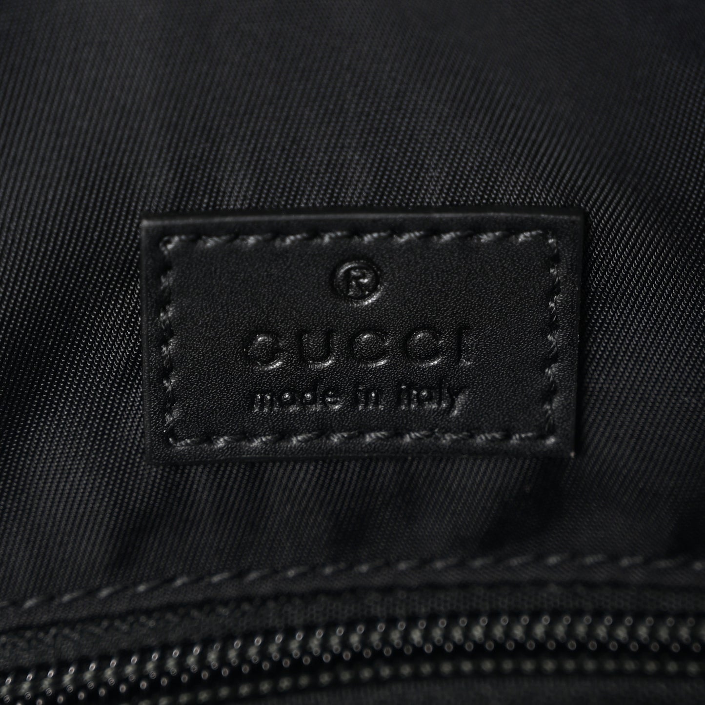 GG Supreme Monogram Web Toiletry Case Black Grey