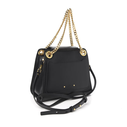 Chloe Shiny Calfskin Mini Annie Shoulder Bag Black 2 of 9