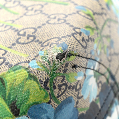 Gucci GG Supreme Monogram Blooms Medium Reversible Tote Beige Blue Navy 21 of 22