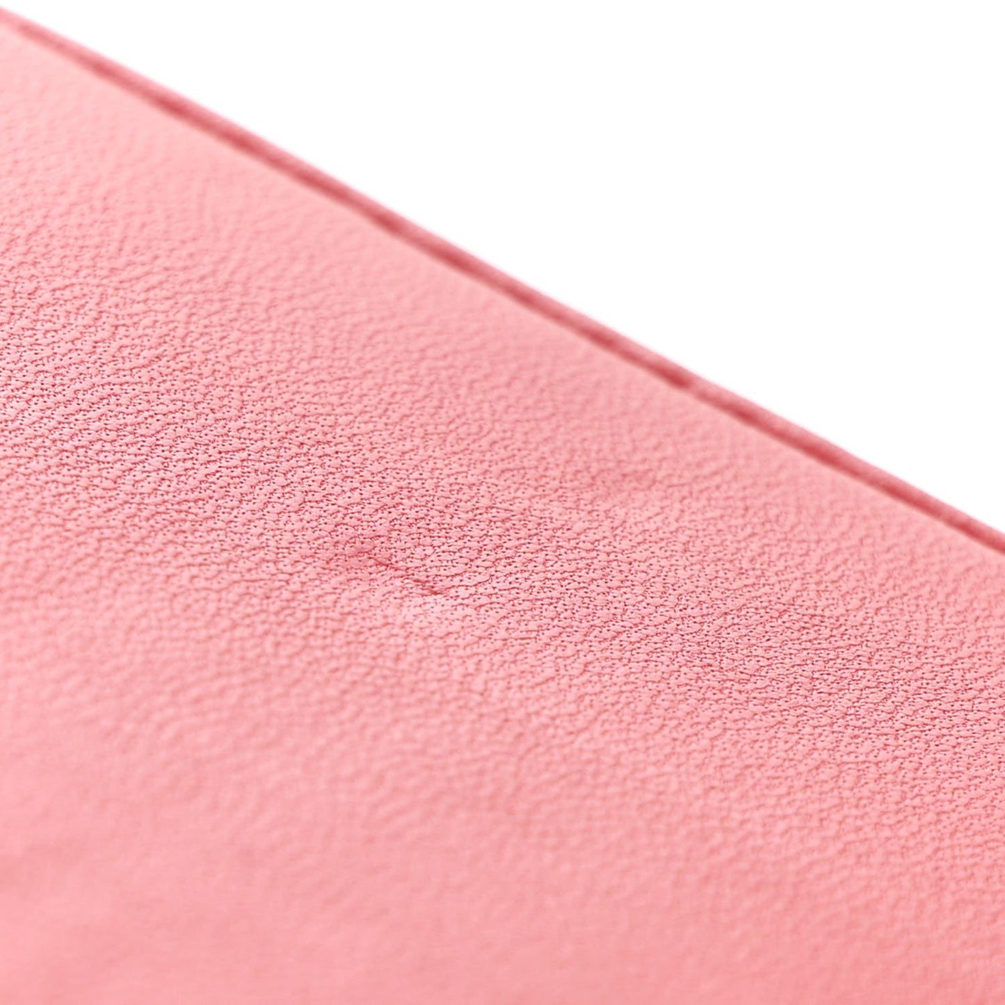 Lambskin Quilted CC Crossing Wallet On Chain WOC Red