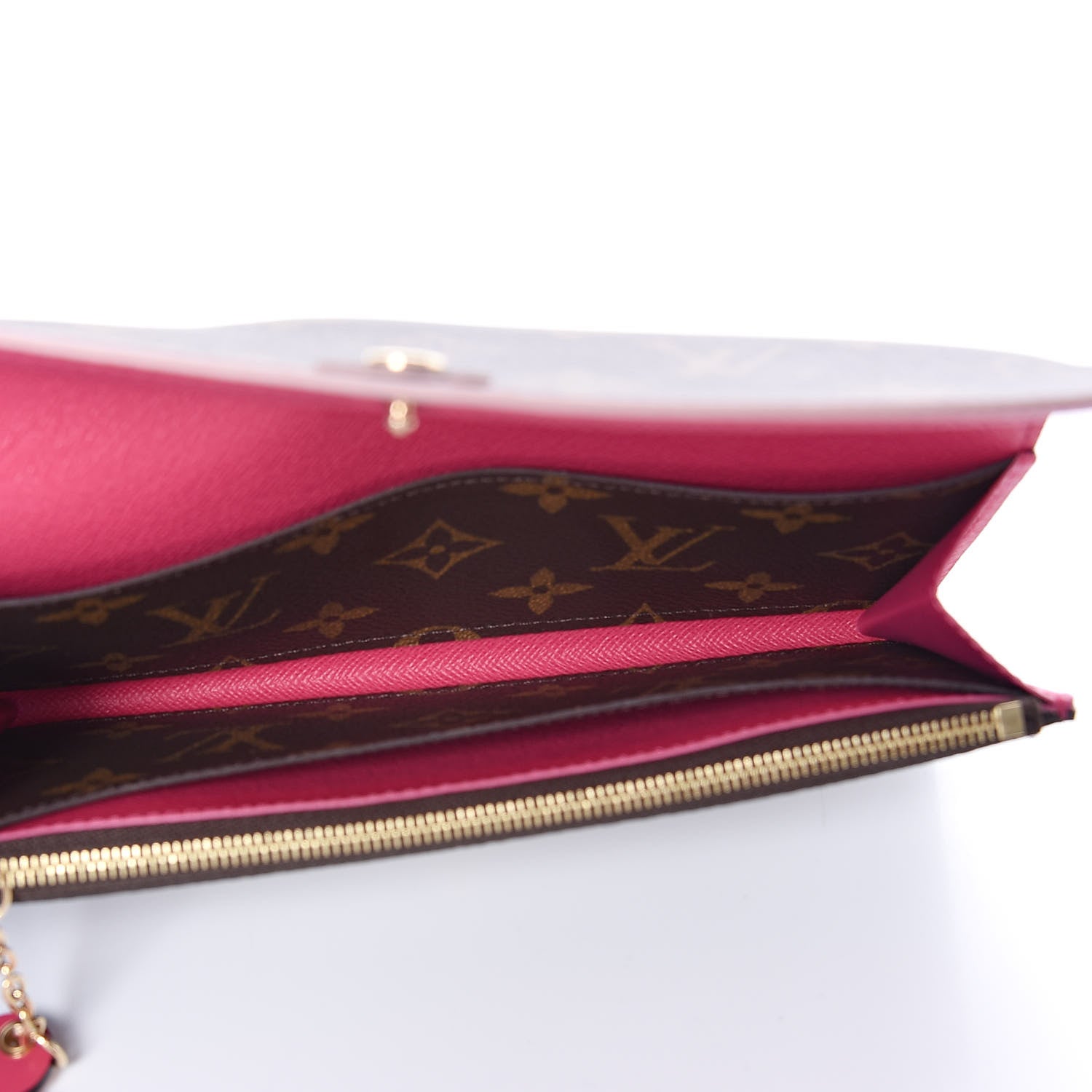 Louis Vuitton Monogram Bloom Flower Emilie Wallet 5 of 7