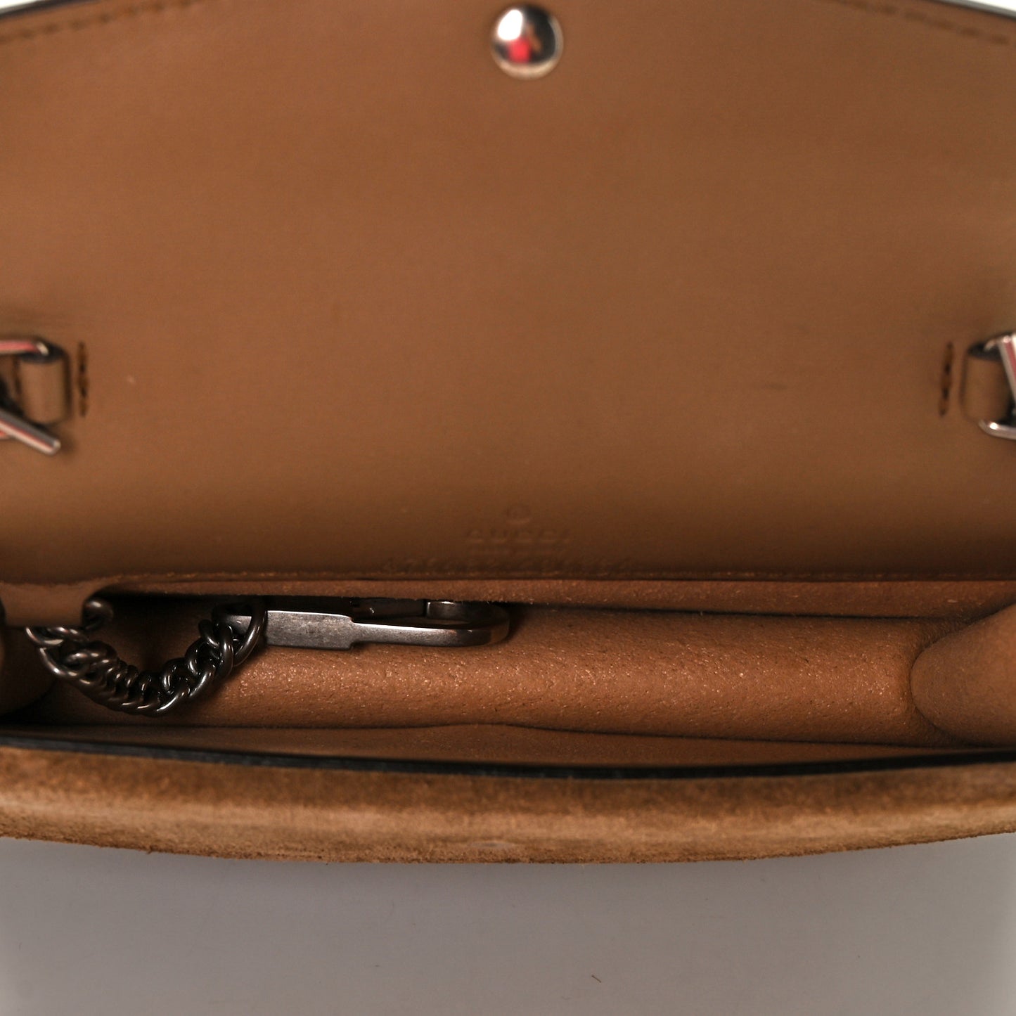 GG Supreme Monogram Super Mini Dionysus Shoulder Bag Taupe
