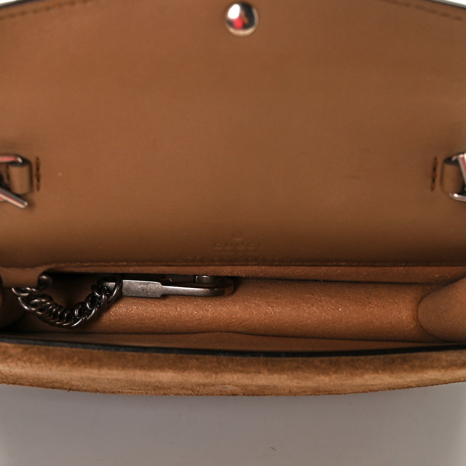 Gucci GG Supreme Monogram Super Mini Dionysus Shoulder Bag Taupe 5 of 10