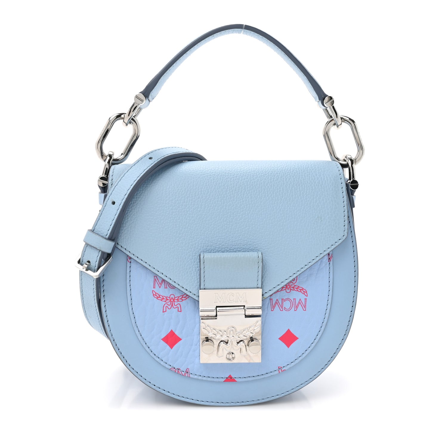 Visetos Mini Patricia Crossbody Bag Light Blue Red