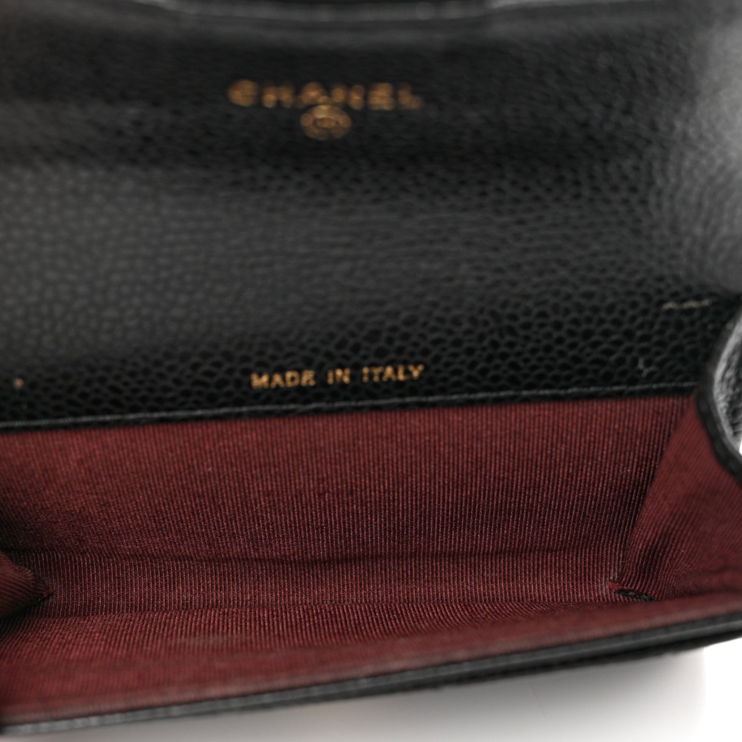 Chanel Caviar Quilted Flap Card Holder Black 5 of 9