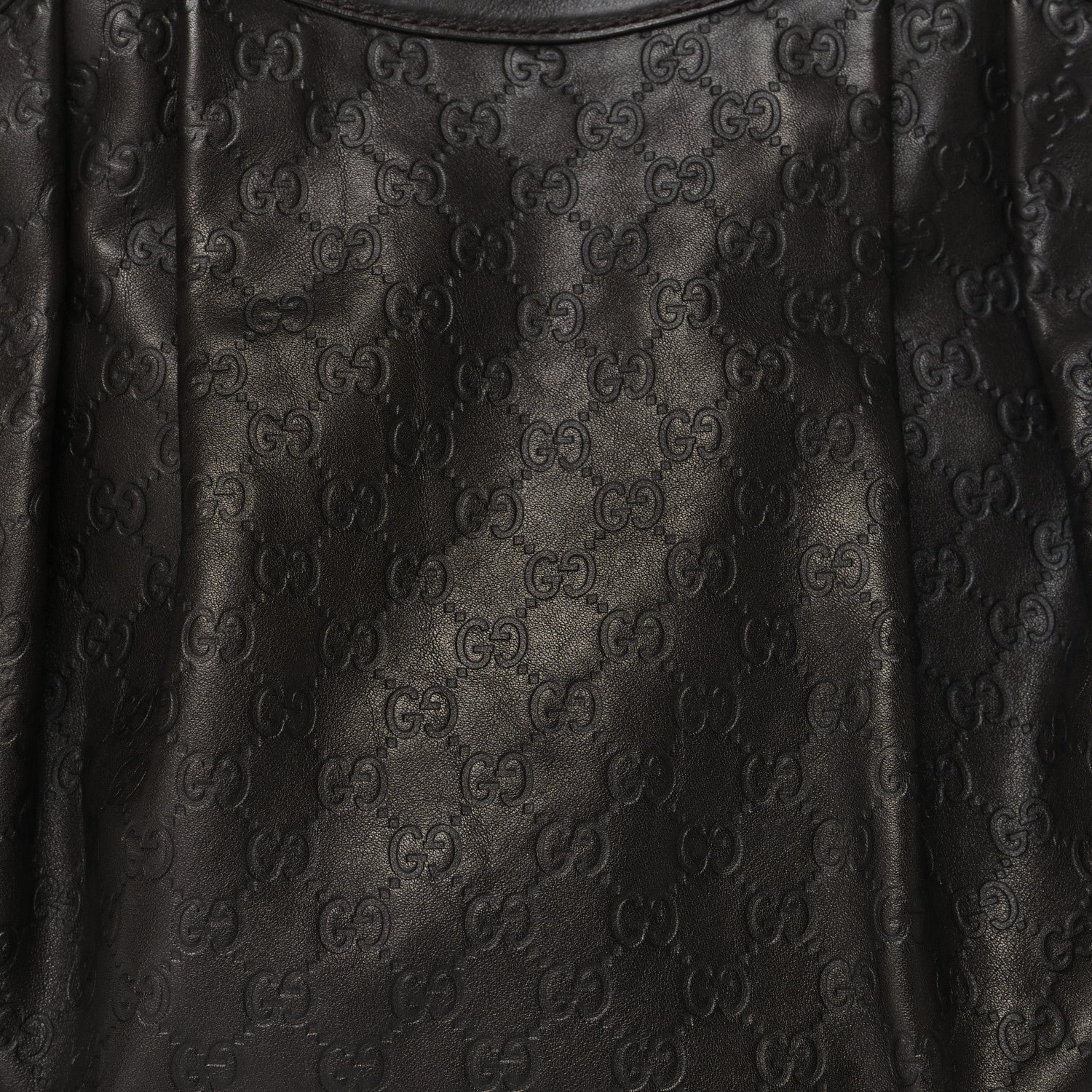 Gucci Guccissima Vitello Tender Large Sukey Tote Testa di Moro 8 of 12