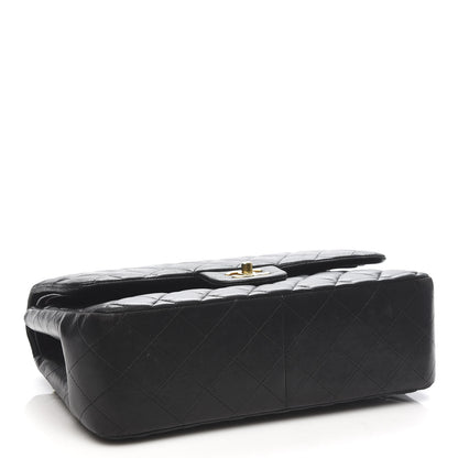Chanel Lambskin Quilted Jumbo Double Flap Black 4 of 14