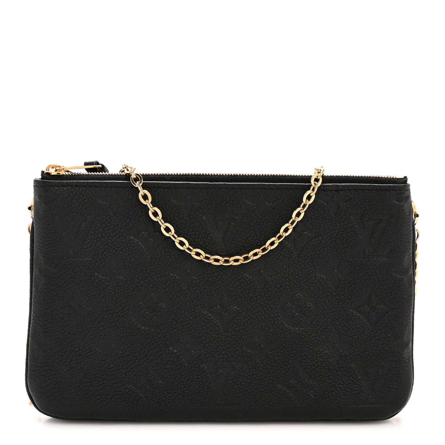 Empreinte Double Zip Pochette Black