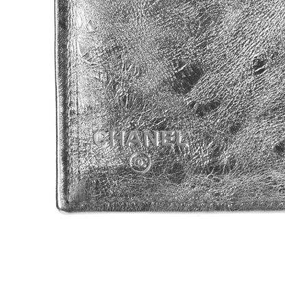 Chanel Metallic Aged Calfskin Quilted 2.55 Reissue Wallet Light Silver 6 of 9