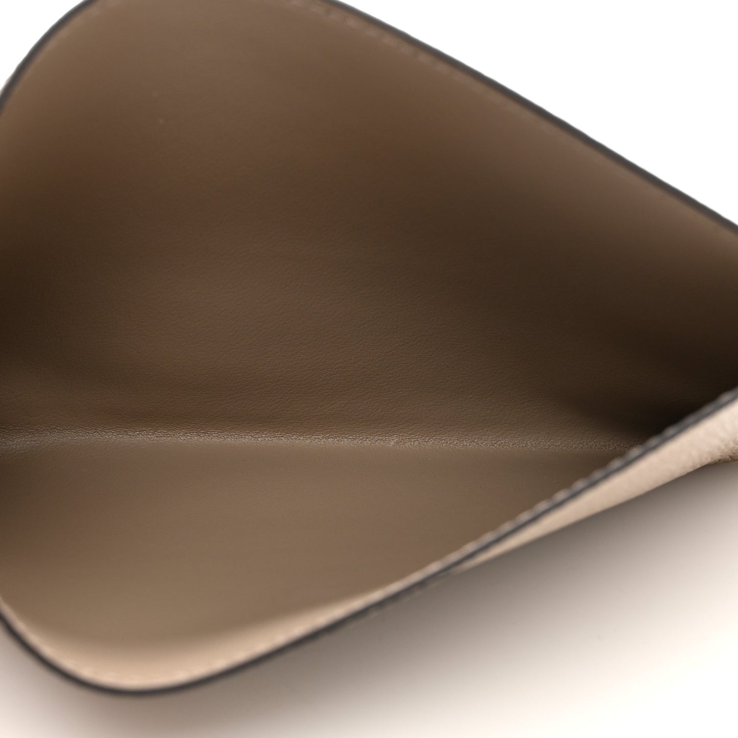 Calfskin Felicie Chain Wallet Card Holder Insert Tourterelle