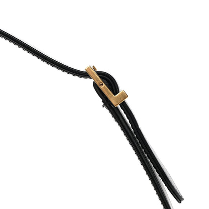 Saint Laurent Smooth Calfskin Le 5 A 7 Hobo Black 12 of 13
