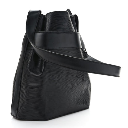 Louis Vuitton Epi Sac D'epaule Black 3 of 9