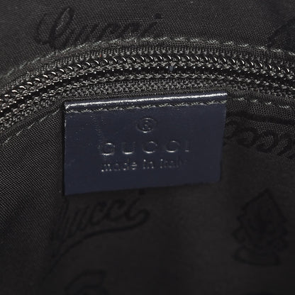 Gucci Imprime Monogram Medium Flat Messenger Bag Navy 6 of 7