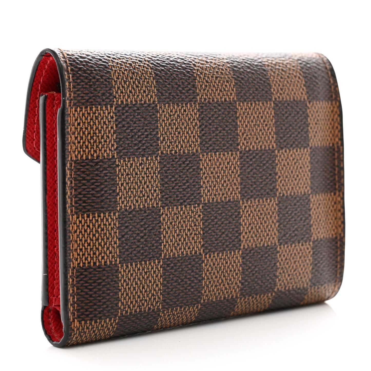 Damier Ebene Victorine Wallet Red
