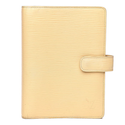 Louis Vuitton Epi Medium Ring Agenda Cover Vanilla 1 of 13