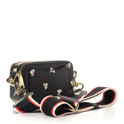 Marc Jacobs Saffiano Small My Life Is Crap Snapshot Camera Bag Black 3 of 10