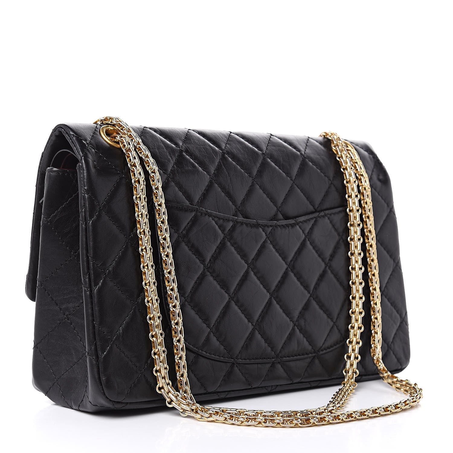 Chanel Aged Calfskin Quilted 2.55 Reissue 226 Flap Black 3 of 10