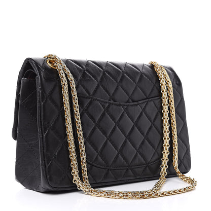 Chanel Aged Calfskin Quilted 2.55 Reissue 226 Flap Black 3 of 10