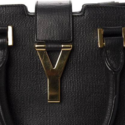 Saint Laurent Textured Calfskin Small Classic Y Cabas Black 15 of 16