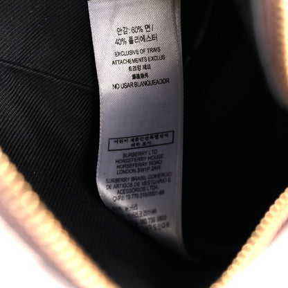 Burberry E-canvas Check Mini Bowling Bag Dark Birch Brown 7 of 10