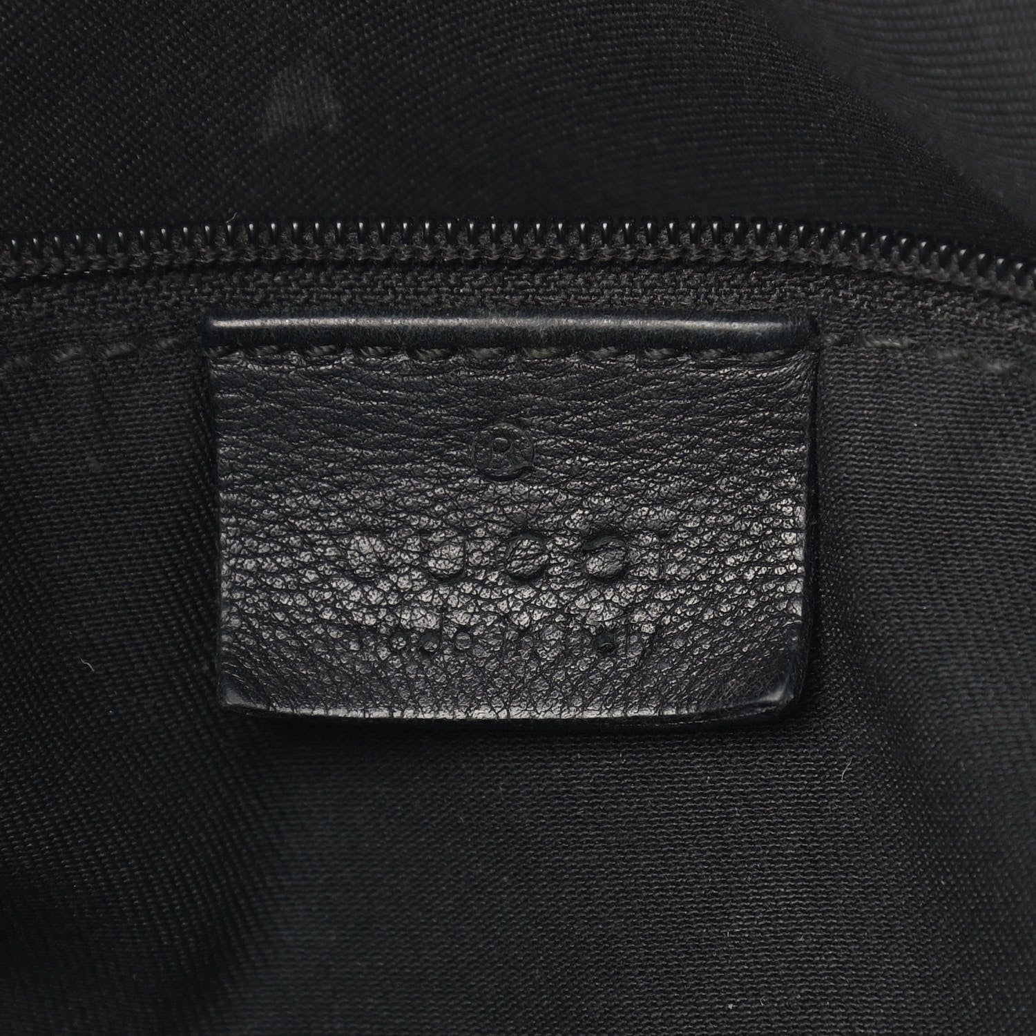 Gucci Guccissima Large D Gold Ring Hobo Black 5 of 18