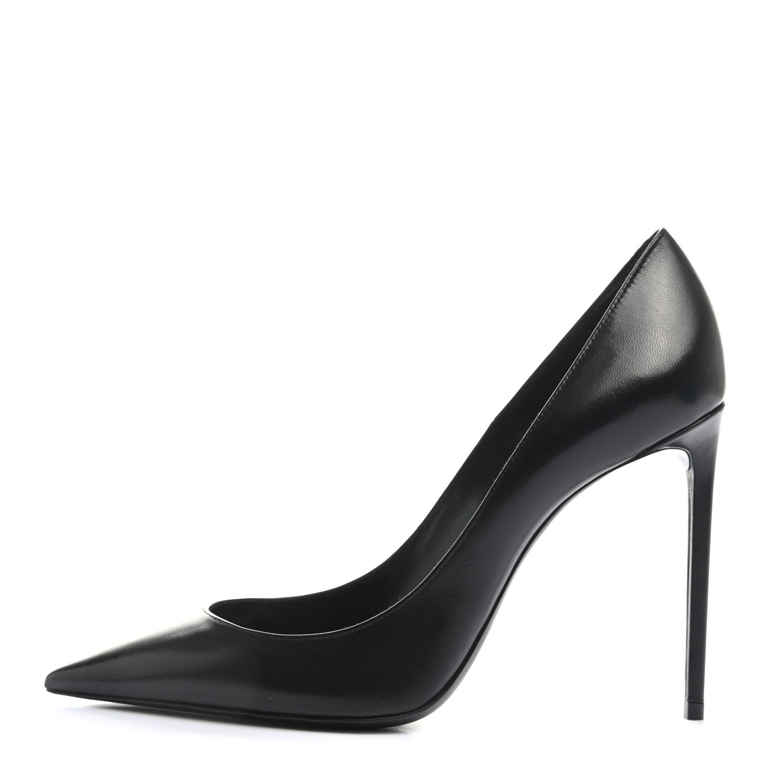 Saint Laurent Calfskin Zoe 105 Pumps 38 Black 1 of 9